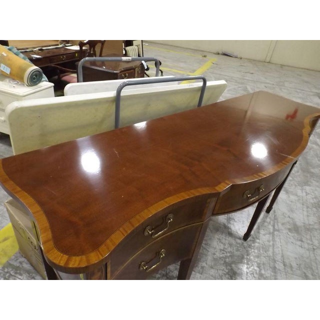 I have a Gorgeous Monumental Hickory Chair Company Inlaid Satinwood Federalist Six Leg Buffet in like new condition. I...
