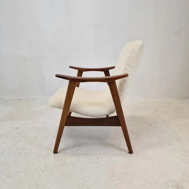 1960s Teak Armchair by Louis Van Teeffelen for Wébé, 1960s For Sale - Image 5 of 13