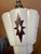 Early 20th Century Art Deco White Milk Glass Skyscraper Star Hanging Pendant Light Fixture For Sale - Image 4 of 11