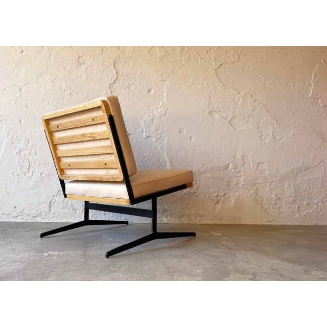 1990s Faux Leather Easy Chair, 1990s For Sale - Image 5 of 8