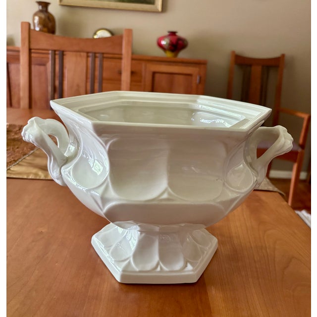 1950s Red-Cliff Soup Tureen For Sale - Image 4 of 9