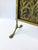 Metal Mid-Century Repoussé Birddog Fire Screen For Sale - Image 7 of 8
