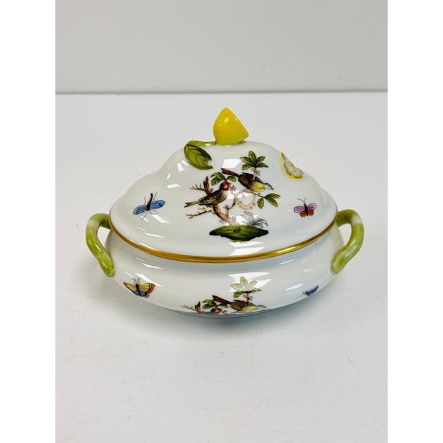 1990s Herend Rothschild Bird Coffee Pot, Creamer and Mini (Sugar) Tureen - Set of 3 For Sale - Image 11 of 18