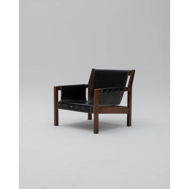 Brutalist Castilian Sofa and Lounge Chairs attributed to Paco Muñoz for Darro, 1960s, Set of 3 For Sale - Image 15 of 17