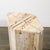 1970s Sophisticated Mid-Century Modernist Crosslight Illuminating Travertine Pedestal For Sale - Image 5 of 14