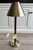 Ralph Lauren Home Brass & Leather Candlestick Buffet Lamp For Sale In Phoenix - Image 6 of 9