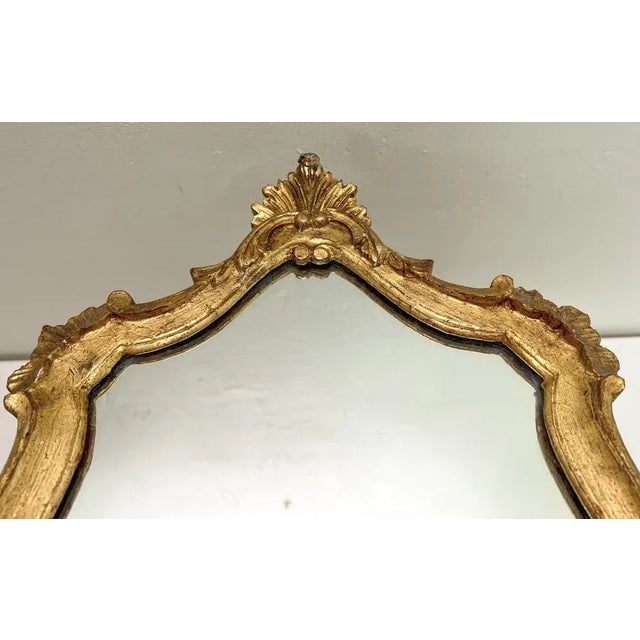Venetian Giltwood Mirror, Italy, 1930s For Sale - Image 9 of 12