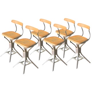 Industrial Factory Chair by Evertaut, 1940s For Sale