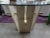 1970s Italian Modern Travertine and Brass Table For Sale In Houston - Image 6 of 12
