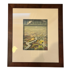 Art Deco Fortune Magazine Cover April 1938 - Framed