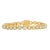 7.8-10 Carat Natural Diamond Bezel Set 18k Gold Tennis Bracelet For Sale