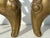 Brass 1970s Two Tone Brass Ibex Ram Dining Table - Set of 2 For Sale - Image 8 of 12