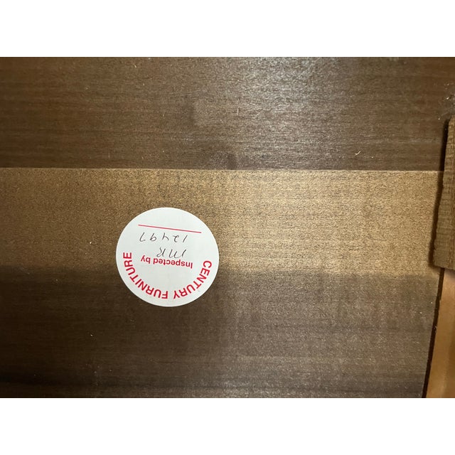 Vintage Century Furniture Asian-Inspired Black Lacquer & Burl Wood End Tables - A Pair For Sale - Image 11 of 11