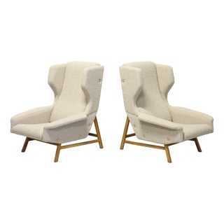 Giulia Lounge Chairs by Gianfranco Frattini for Cassina, 1957, Set of 2 For Sale