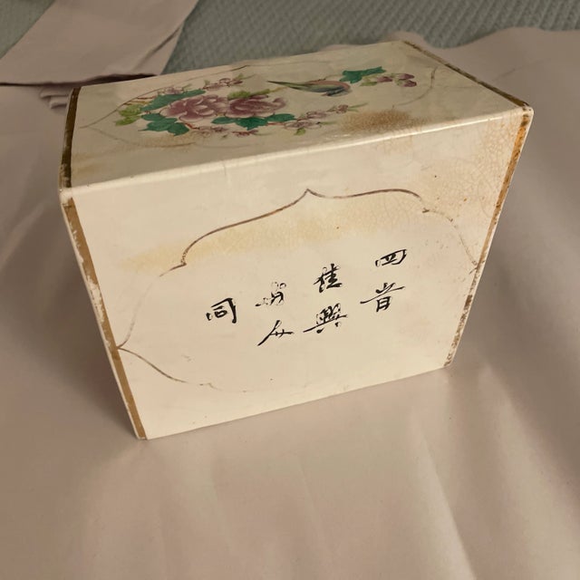 Late 19th Century Antique Chinese Porcelain Famille Rose Opium Pillow For Sale - Image 5 of 8