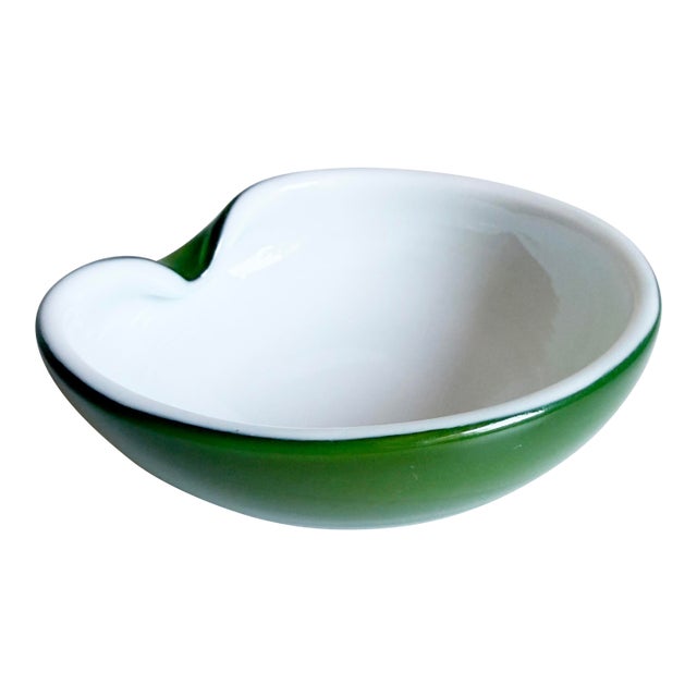 1960s Alfredo Barbini Murano Cased Glass Ashtray, Attributed For Sale