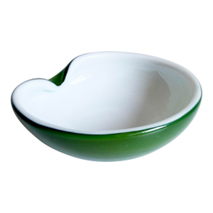 1960s Alfredo Barbini Murano Cased Glass Ashtray, Attributed