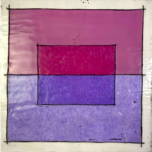 Original 16 Piece Encaustic Collage Installation by Gina Cochran "The Perks" For Sale - Image 9 of 18