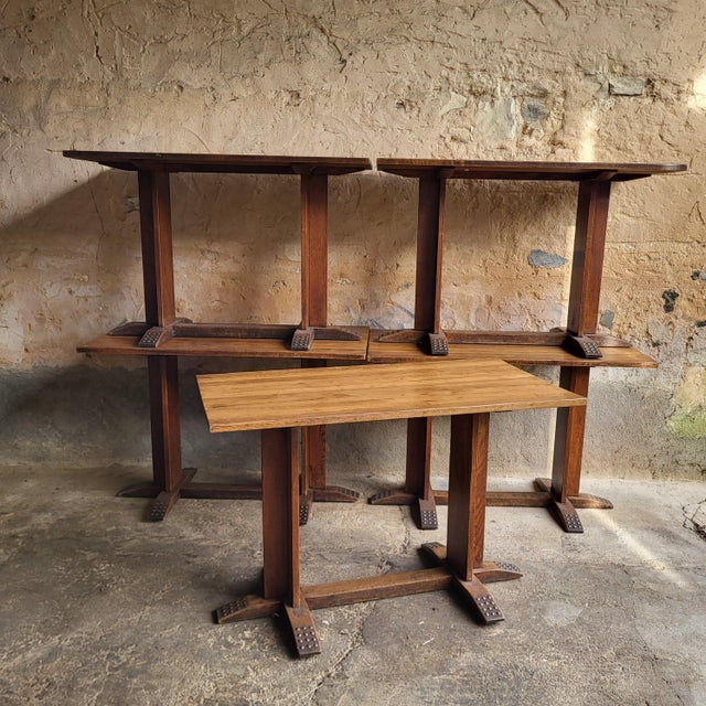 Vintage Bistro Tables, 1950s, Set of 5 For Sale - Image 12 of 12