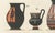 Albert Genick, Greek Jugs with Winged Figure, 1883, Lithograph For Sale - Image 6 of 9