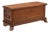 Walnut Chest with Wrought Iron Handles, Italy, Late 18th Century For Sale