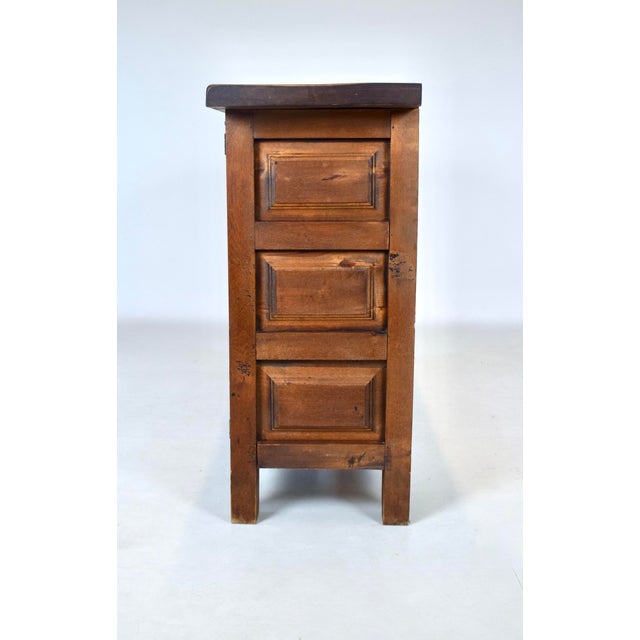 Spanish Baroque Style Tuscan Two Door Cabinet Console For Sale - Image 13 of 14