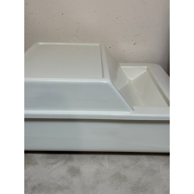 White Coffee Table attributed to Jean-Paul Emonds-Alt for Meurop, 1970s For Sale - Image 8 of 9