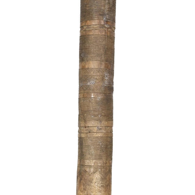 African Early 20th Century Nupe Wood Bed Post Nigeria Pearson Collection For Sale - Image 3 of 5
