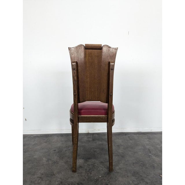 Wood Chairs, 1950s, Set of 6 For Sale - Image 6 of 7