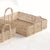 A species of banana, abaca is an upcycled, sustainable material. A very durable fiber, semibleached and varying in color,...