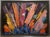 Sylvia Carewe Sylvia Carewe, Large Colorful Modernist Pastel Abstract Expressionist Painting Sylvia Carewe For Sale - Image 4 of 11