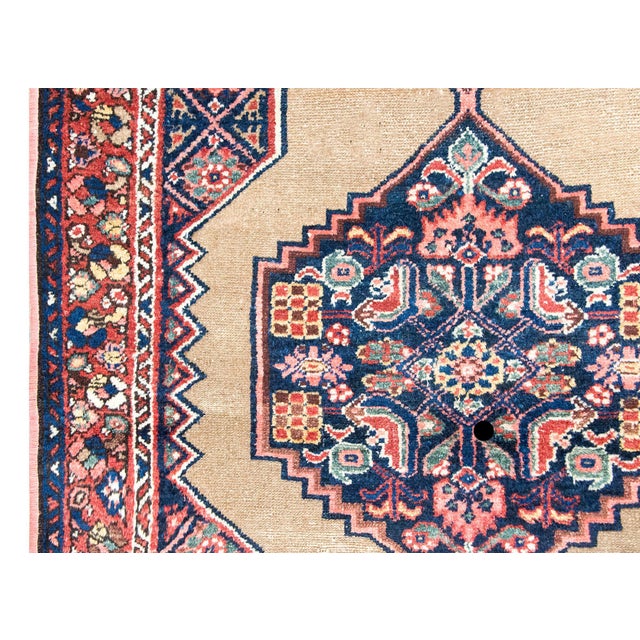 Tan Early 20th Century Persian Malayer Rug For Sale - Image 8 of 16