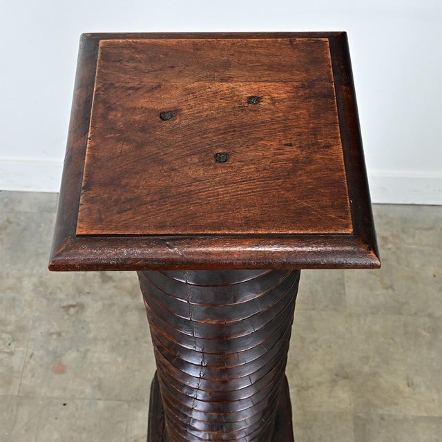 Dimensions: 56 '' H x 11 ½ '' W x 11 ½ '' D This wonderfully patinated grape press screw dates to 1770 and comes from a...