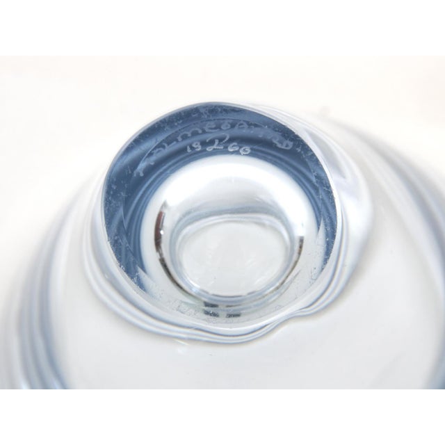 Holmegaard Small Blown Glass Vase attributed to Per Lütken for Holmegaard, 1950s For Sale - Image 4 of 6