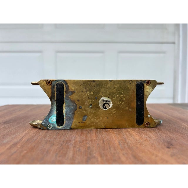Art Nouveau Mid 20th Century Art Nouveau Brass Letter Holder For Sale - Image 3 of 4