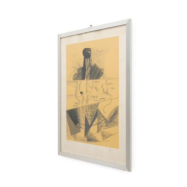 Modern Aldo Mondino, Dance, 1970s, Color Lithograph on Paper For Sale - Image 3 of 14