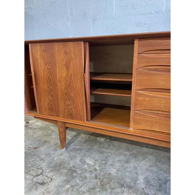 Arne Vodder for Skovby 7738 Mid Century Danish Modern Teak Credenza For Sale - Image 11 of 11