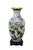 Chinoiserie Chinese Brass Cloisonne Enamel Chrysanthemum Peony Bud Vase 9" For Sale - Image 3 of 13