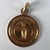 Antique French Engraved Virgin Mary 18 Karat Rose Gold Religious Medal Pendant, 1890s For Sale - Image 12 of 17