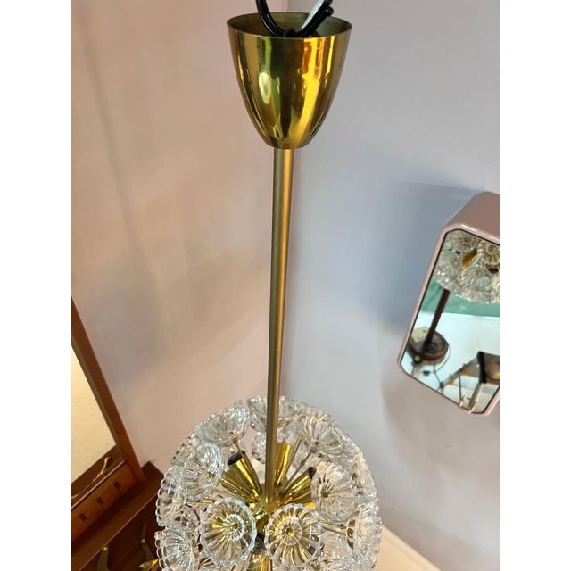 Chandelier Pusteblume from VEB Kristalleuchte Ebersbach For Sale - Image 9 of 11