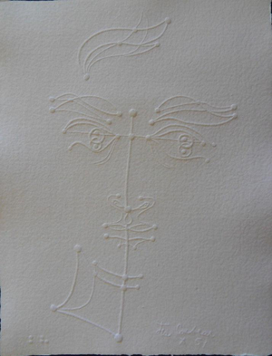 Jean Cocteau, Visage charmeur, Etching