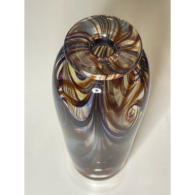 Art Glass Vase Signed by Roger Gandelman For Sale In New York - Image 6 of 6