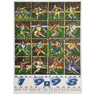 World Cup France 102 Poster, 1998 For Sale