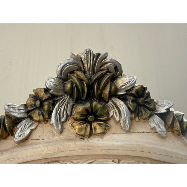 1920s French Provincial Louis XV Style Hand-Painted Jewelry Armoire/Lingerie Chest For Sale - Image 9 of 15