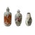 Chinoiserie 3 X Chinese Porcelain Snuff Bottle Rooster 18 Lohons Fishing Graphic For Sale - Image 3 of 5