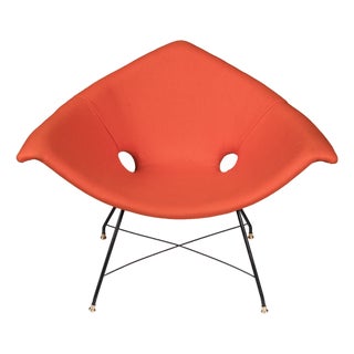 Iron Rod and Fabric Armchair by Augusto Bozzi for Saporiti, 1950s-1960s, Set of 2 For Sale