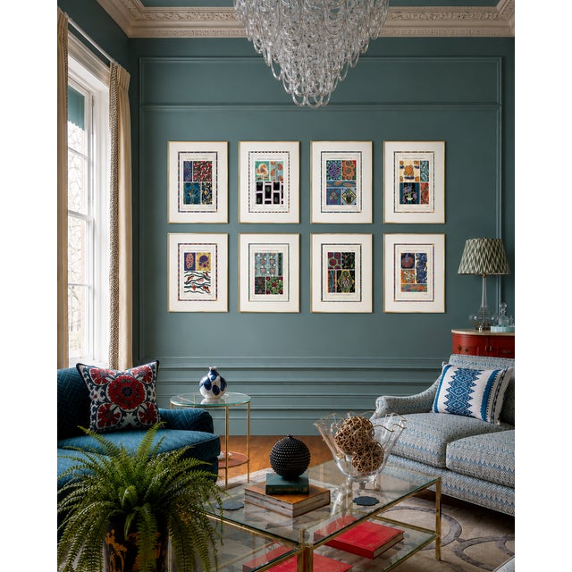 Atelier Aria Lumae Emile Allain Seguy Art Deco Botanical Cohesive Eight Piece Gallery Board Grid - Set of 8 For Sale In San Antonio - Image 6 of 17