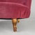 Italian Sofa in Purple-Ret Velvet and Wood, 1930s For Sale - Image 12 of 13