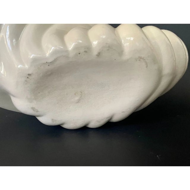 Ceramic Vintage Ceramic Cornucopia With Vegetables – Midcentury Thanksgiving Harvest Centerpiece For Sale - Image 7 of 7