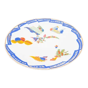 Mid 20th Century Rosenthal Germany Gilbert Portanier Large Pottery Wall Centerpiece Bowl